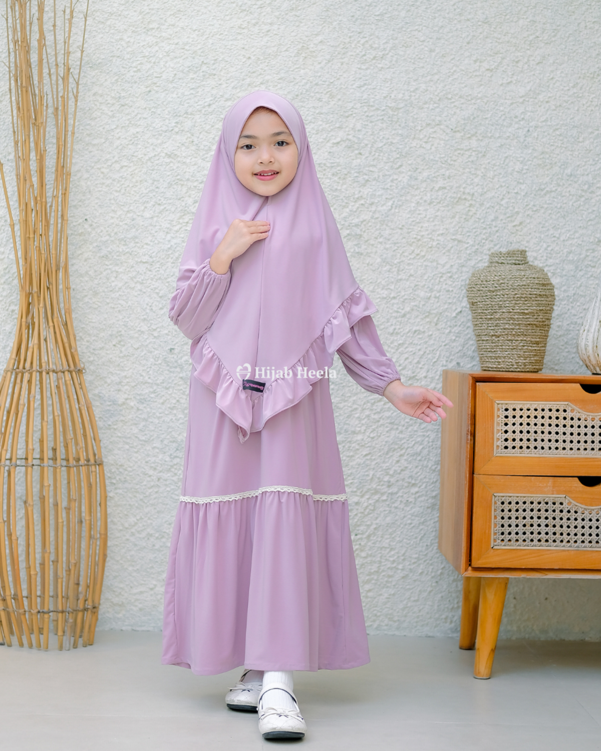 AbayaMaira Lilac Hijabheela