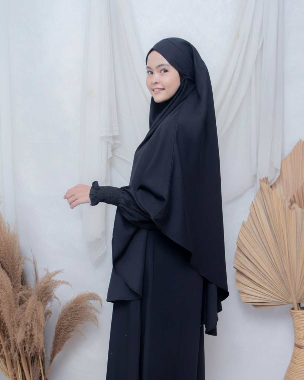 Khimar Black - minimalistisch