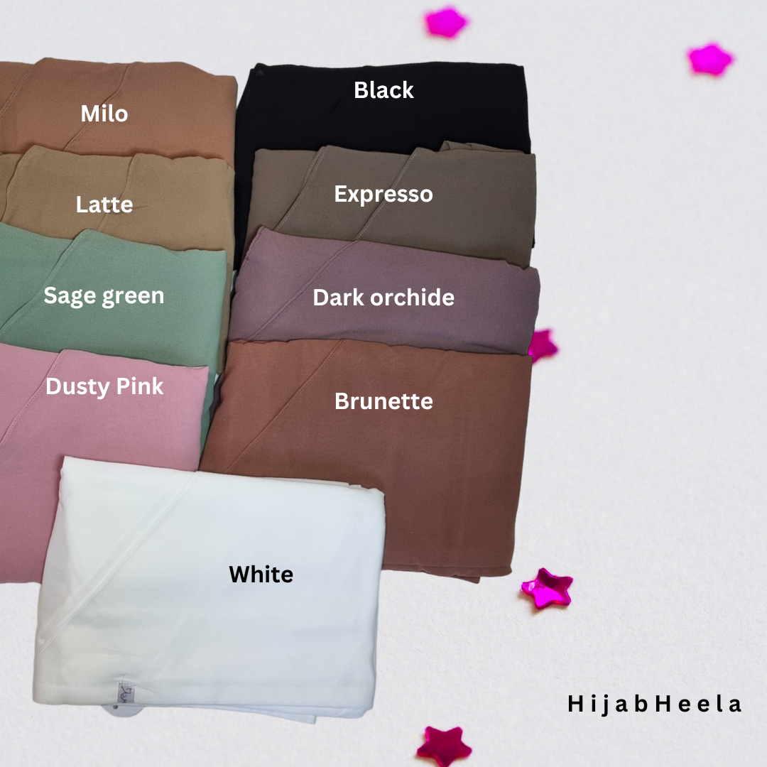 Khimar Dames ā Aliyah van Hijab Heela, productfoto 7. De afgebeelde abaya is niet inbegrepen.