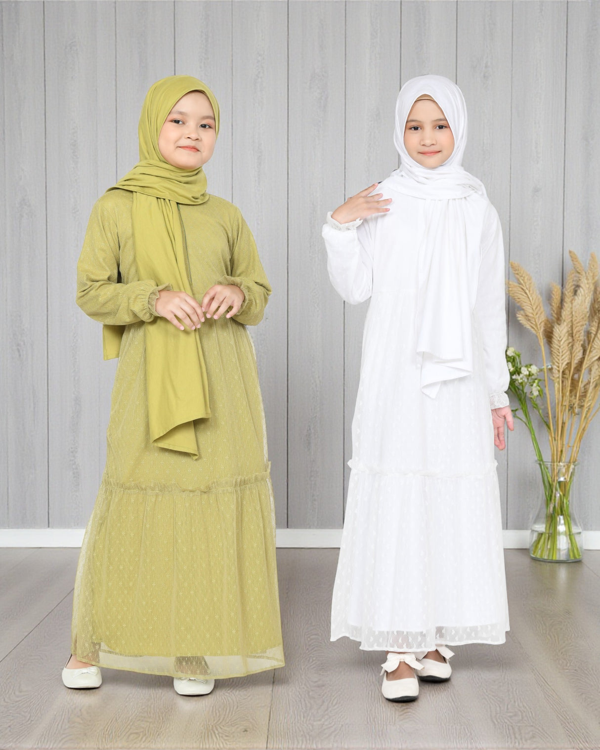 Set Meisje | Reem (Abaya + Pasmina )