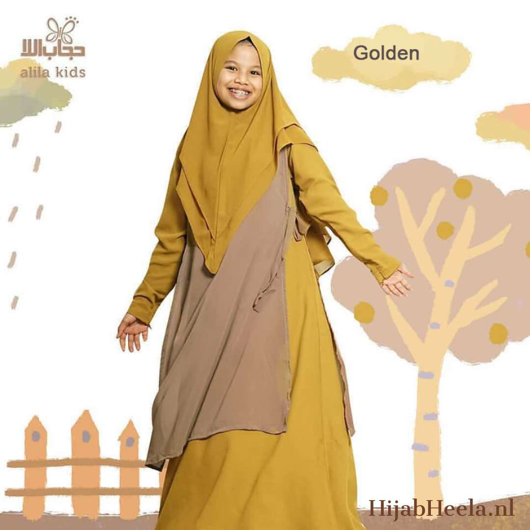 a woman in a yellow coat is holding a kite