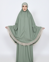 Sage green Gebedskledingdames-Hijabheela