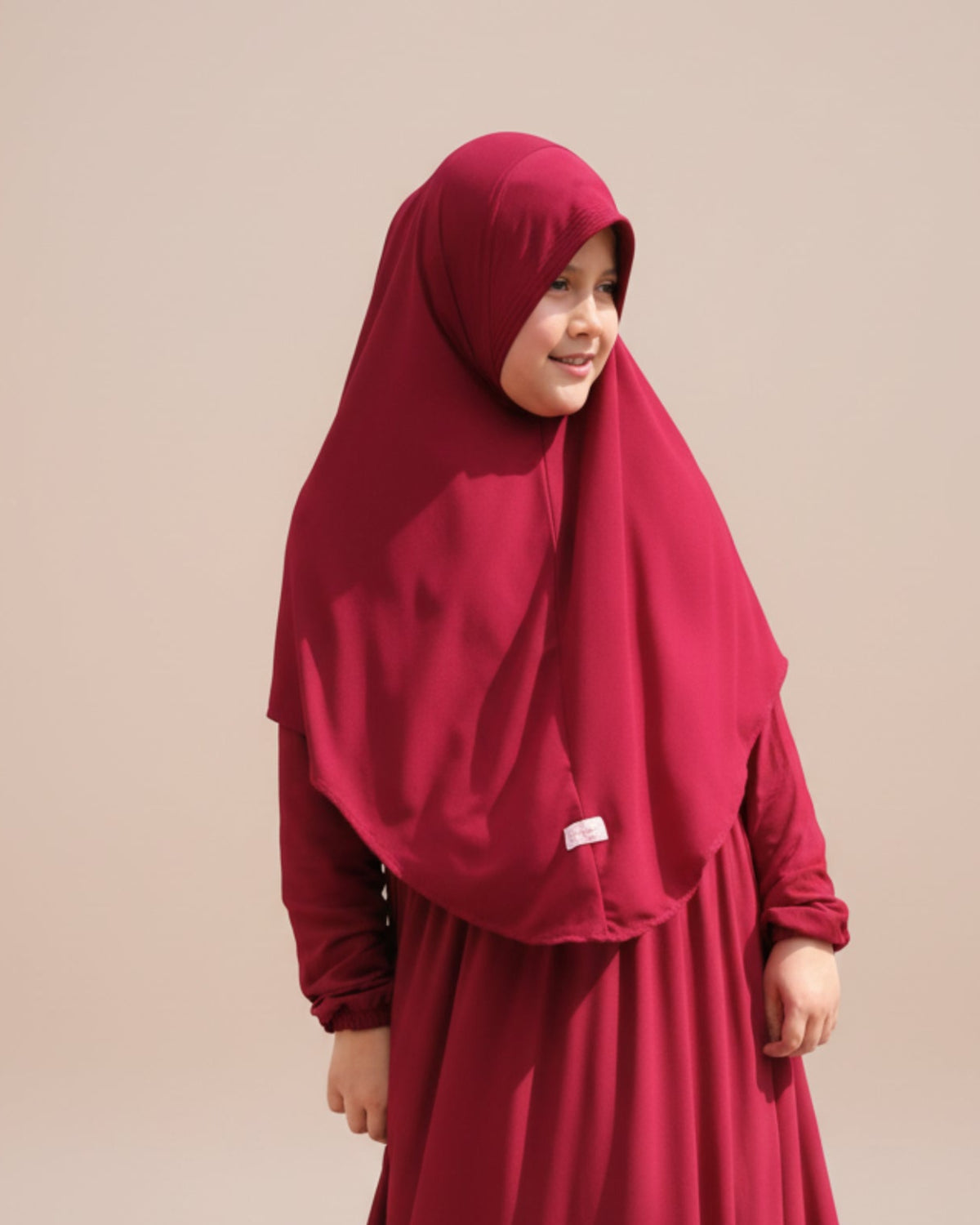 Khimar kids Sherly Maroon HIjabHeela