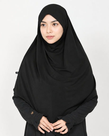 Khimar dames Alma Black Hijabheela