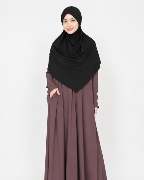 Khimar dames Alma Black Hijabheela
