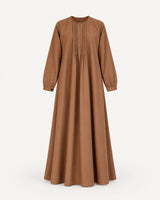 Abaya Eida Karamel – vooraanzicht zonder model – Hijab Heela