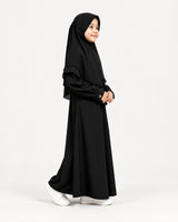 Abaya meisjes Eida black model – Hijab Heela