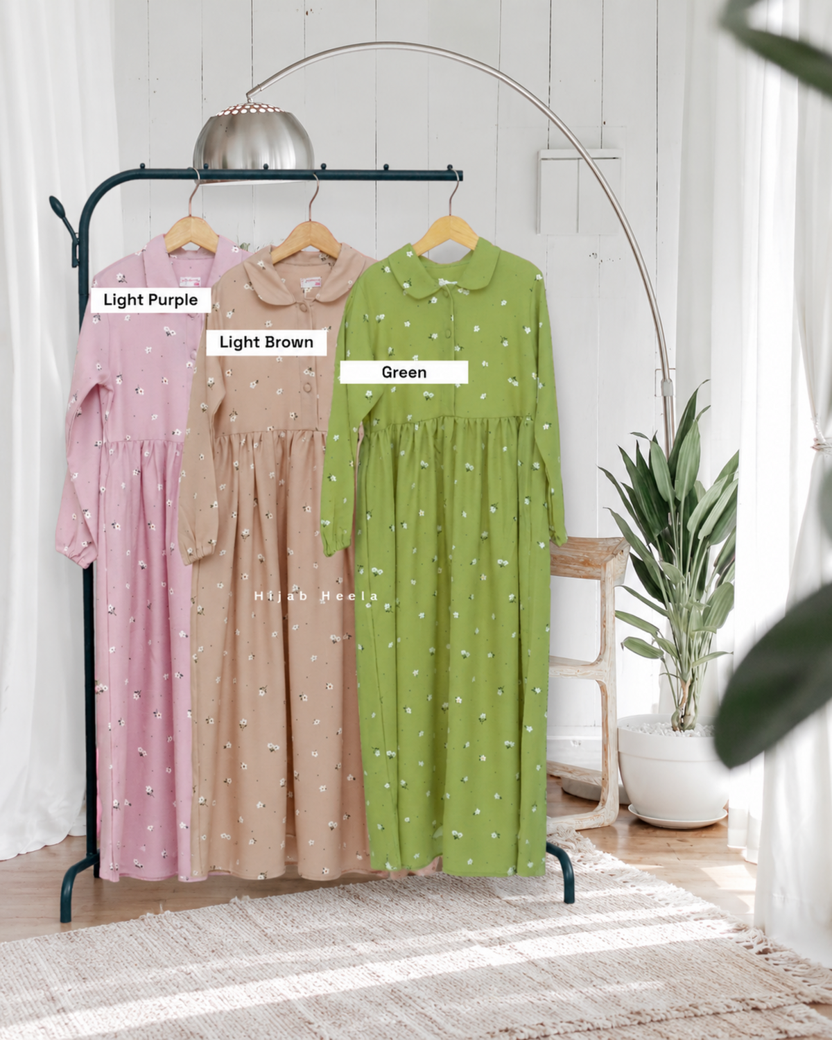 Abaya Semi – kleurenoverzicht – Hijab Heela