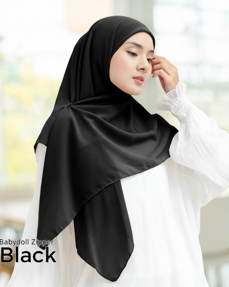 Babydoll Zipper - Black