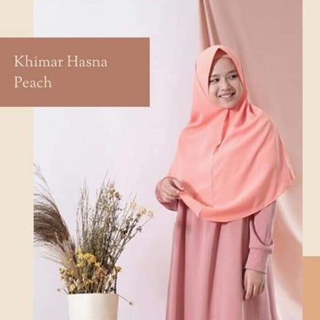Khimar Dames – Hasna van Hijab Alila, productfoto 7. De afgebeelde abaya is niet inbegrepen.