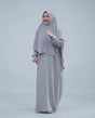Khimar Dames – Jiyu Sport van Hijab Alila, productfoto 2. De afgebeelde abaya is niet inbegrepen.