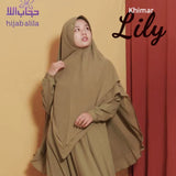 Khimar Dames – Khimar Lily – Zonder kapje van Hijab Alila, productfoto 1. De afgebeelde abaya is niet inbegrepen.