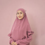 Khimar Dames – Komotini van Hijab Heela, productfoto 9. De afgebeelde abaya is niet inbegrepen.
