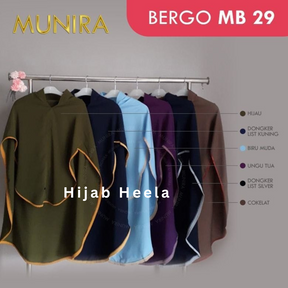 Khimar Dames – MB29 van Munira, productfoto 2. De afgebeelde abaya is niet inbegrepen.