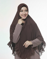 Khimar Dames – MD04 van Munira, productfoto 10. De afgebeelde abaya is niet inbegrepen.
