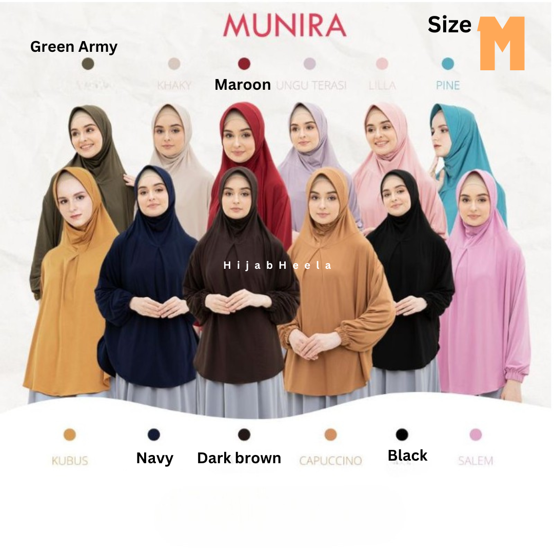 Khimar Dames – MJT van Munira, productfoto 3. De afgebeelde abaya is niet inbegrepen.