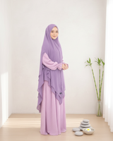 Khimar Dames – Raana van Hijab Heela, productfoto 9. De afgebeelde abaya is niet inbegrepen.