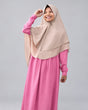 Khimar Fitri voor meisjes – Light Melon op model – Hijab Heela