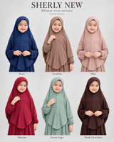 Khimar Sherly New voor meisjes – alle zes kleuren – Hijab Heela