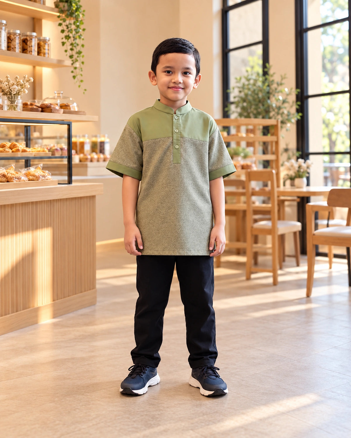 Koko Royal Kids green – jongen staand