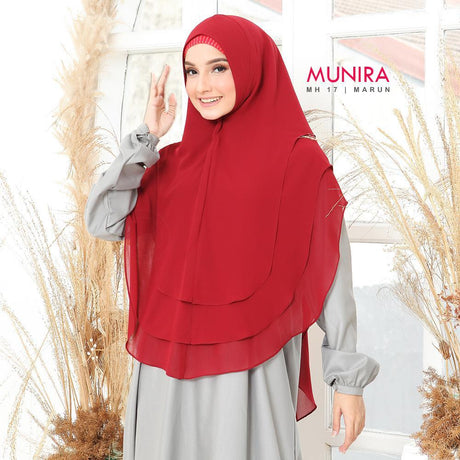 Khimar Dames – Amani van Munira, productfoto 7. De afgebeelde abaya is niet inbegrepen.