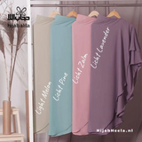Khimar Dames – Fitri zacht kapje van Hijab Alila, productfoto 2. De afgebeelde abaya is niet inbegrepen.