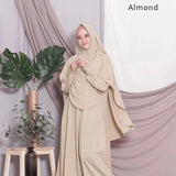 Khimar Dames – Hasna van Hijab Alila, productfoto 4. De afgebeelde abaya is niet inbegrepen.