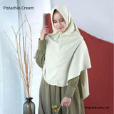Khimar Dames – Hasna van Hijab Alila, productfoto 5. De afgebeelde abaya is niet inbegrepen.