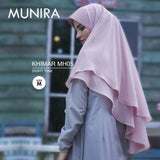 Khimar Dames – MH05 zacht kapje van Munira, productfoto 7. De afgebeelde abaya is niet inbegrepen.