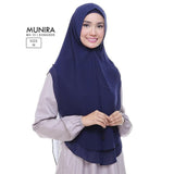 Khimar dames – Samira van Munira, productfoto 3. De afgebeelde abaya is niet inbegrepen.