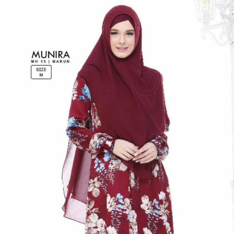Khimar dames – Samira van Munira, productfoto 6. De afgebeelde abaya is niet inbegrepen.